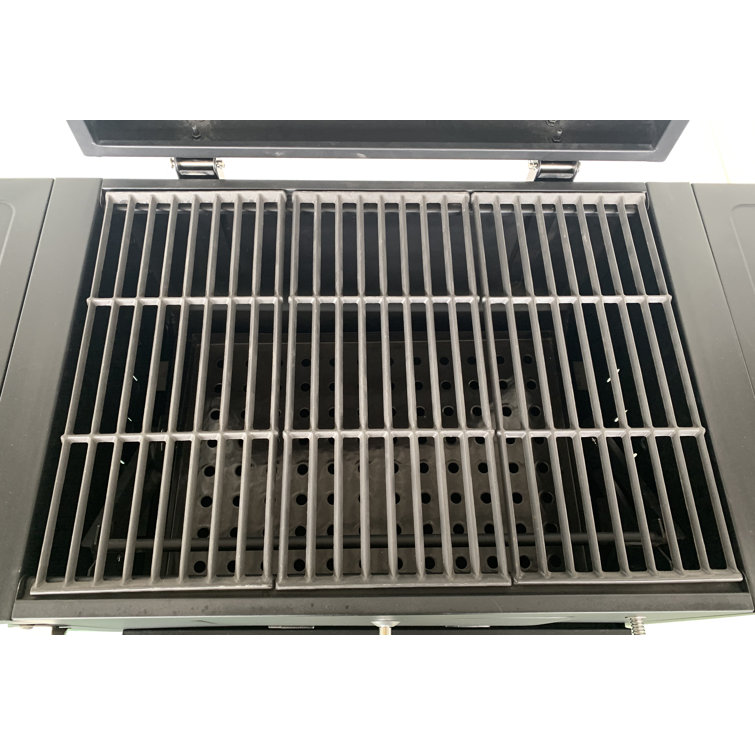 Grillfest Black 52.5'' Portable Charcoal Cart Grill