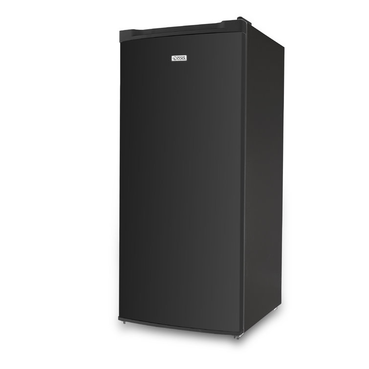 Compact Black 5 Cubic Feet Undercounter Upright Freezer