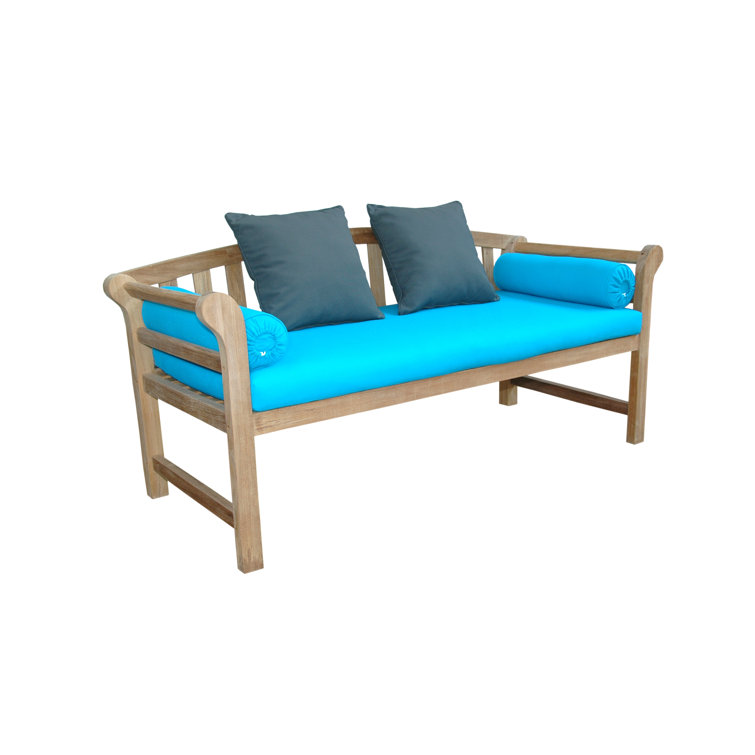 Brisbane Natural Teak Deep Seating Outdoor Bench