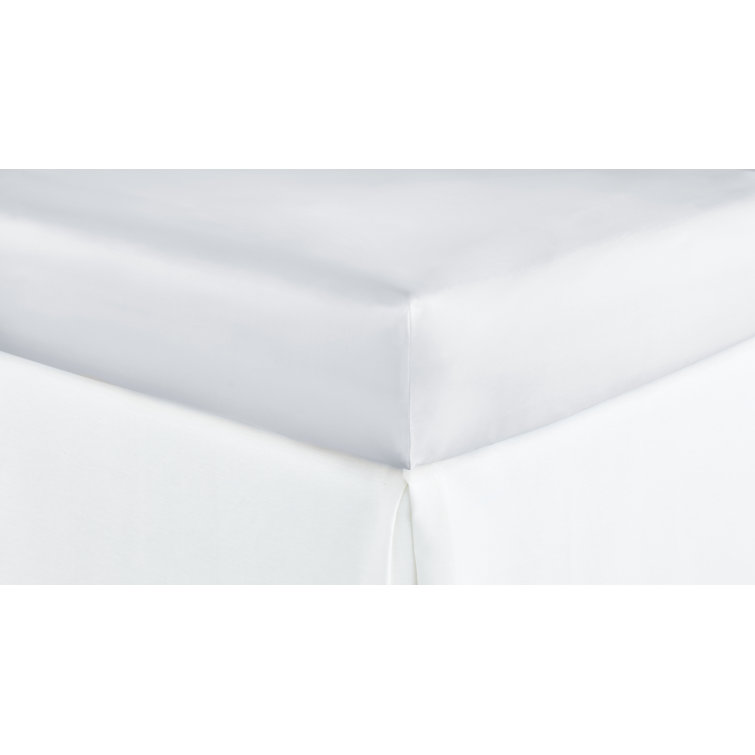 Queen Ice Light Gray Cotton Sateen Fitted Sheet Set