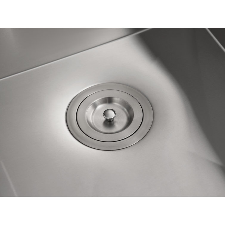 Luxe Chef 33" Stainless Steel Double Bowl Workstation Sink