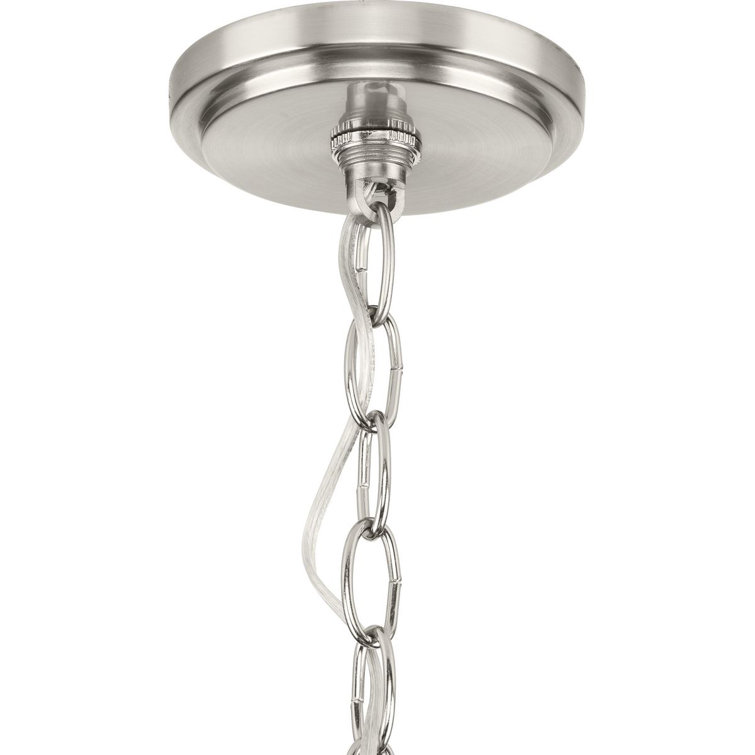 Gilliam 35.5" Brushed Nickel 15-Light Circular Chandelier