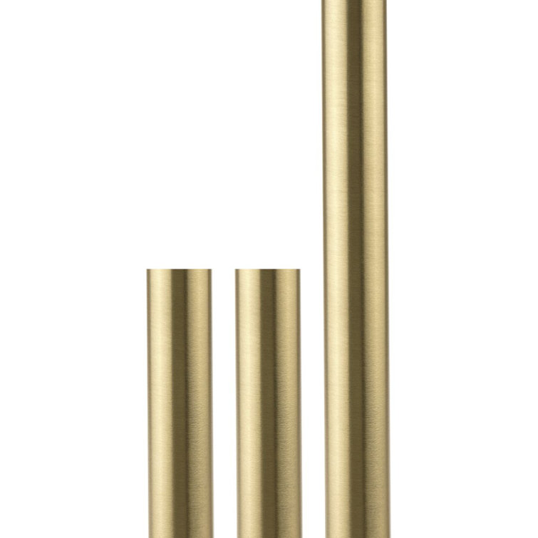 Brushed Gold 24" Metal Pendant Stem Extension Kit