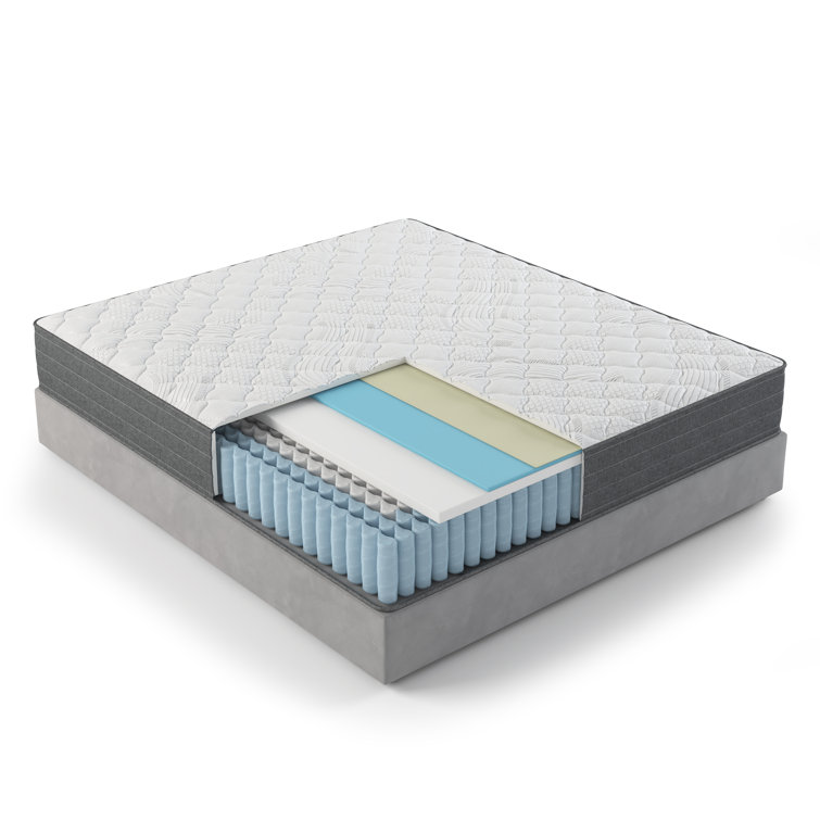 Queen 10'' Cooling Gel Memory Foam Hybrid Mattress