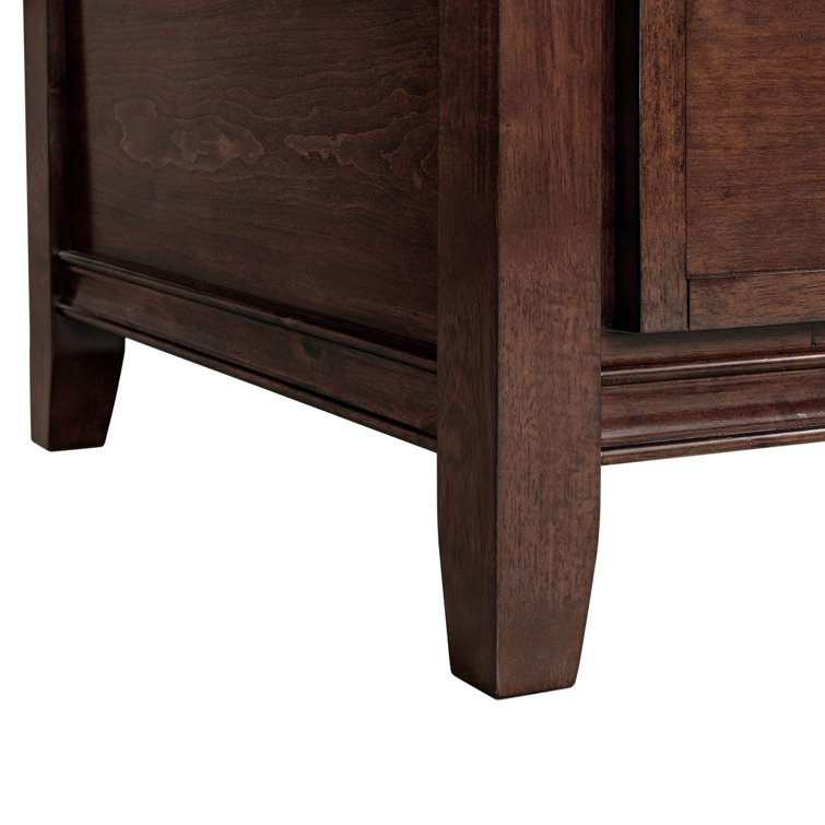 Cherry Finish 3-Piece Occasional Table Set with Drawers