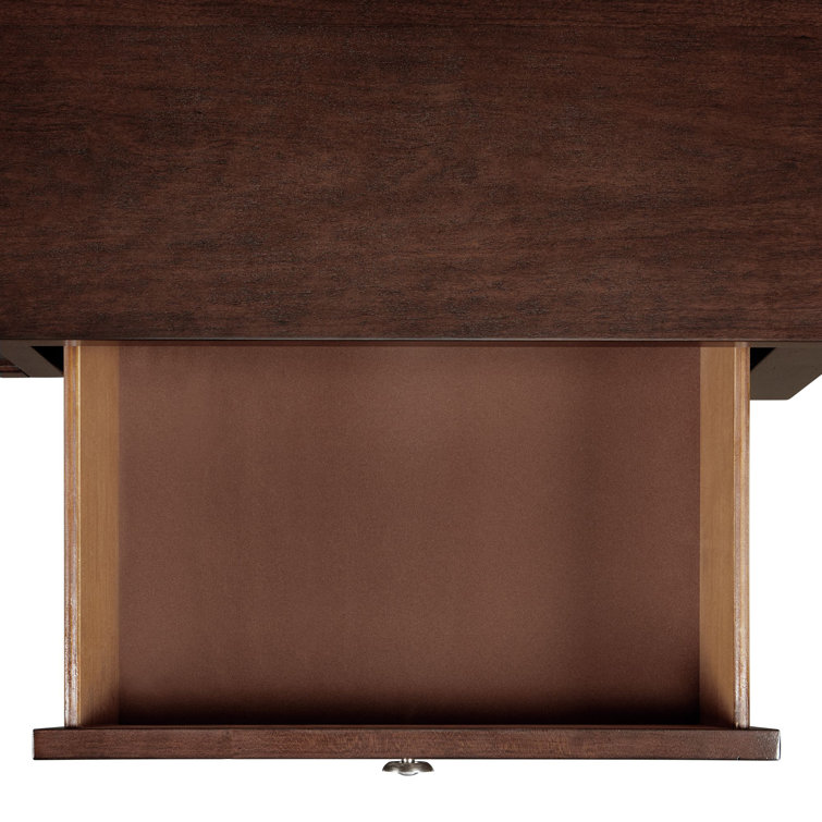 Cherry Finish 3-Piece Occasional Table Set with Drawers