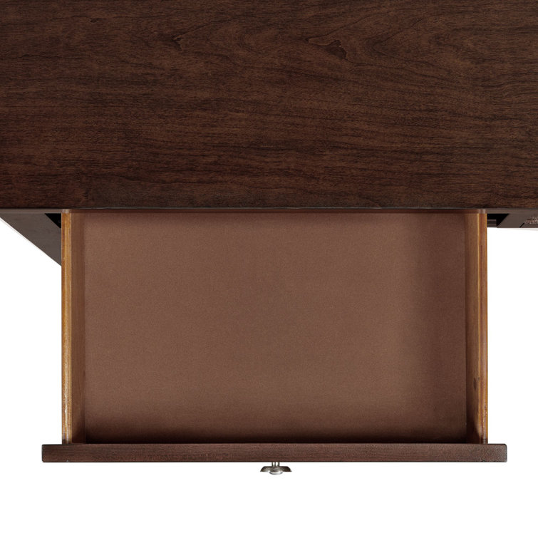 Cherry Finish 3-Piece Occasional Table Set with Drawers