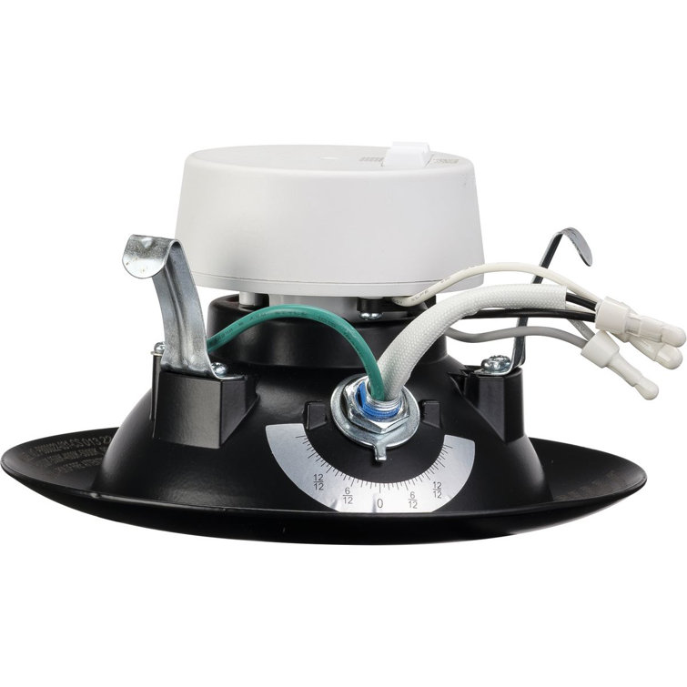 Black Aluminum 4-Inch Adjustable Eyeball LED Recessed Trim