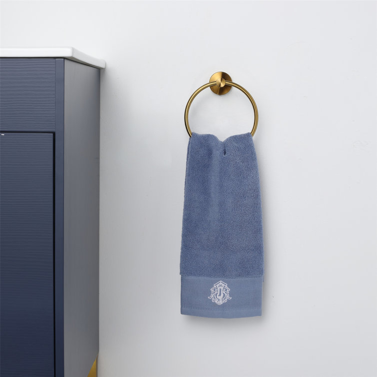Elizabeth Brass Gold Stainless Steel Wall Mounted Towel Ring Set