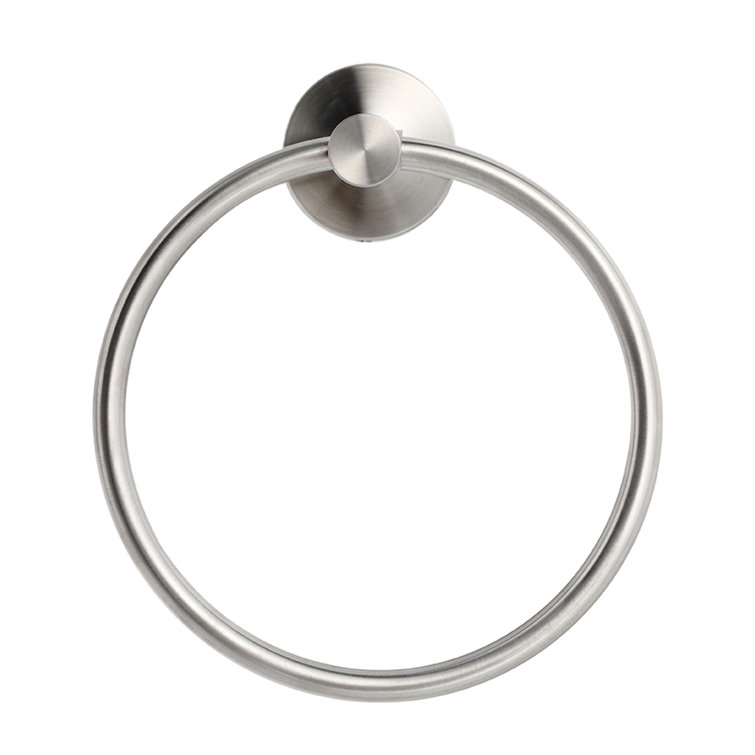Satin Nickel Modern 4-Piece Bathroom Hardware Set