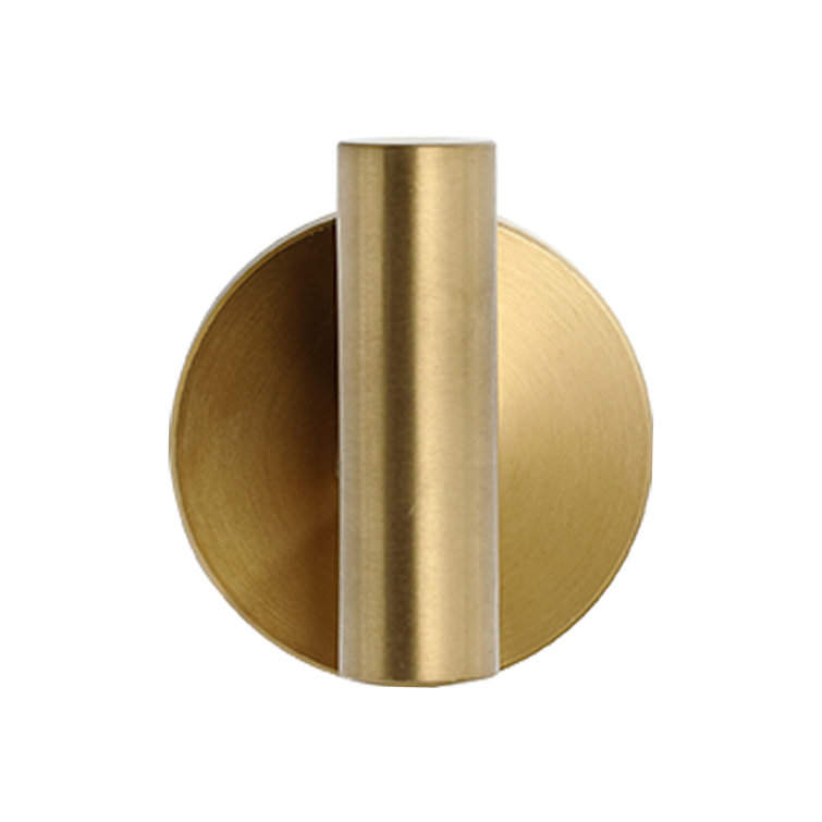 Elizabeth Brass Gold Wall Mounted Metal Robe Hook