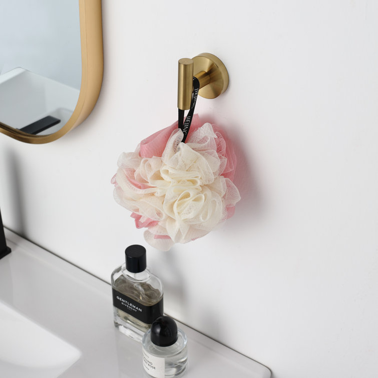 Elizabeth Brass Gold Wall Mounted Metal Robe Hook