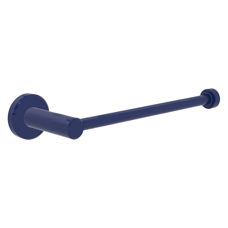 Mediterranean Blue Metal Wall Mounted Towel Bar
