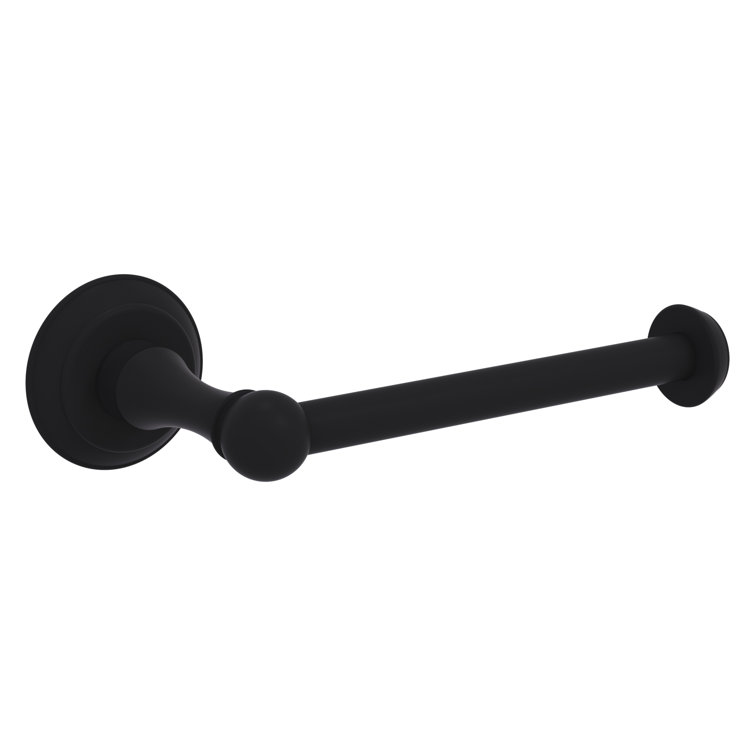 Matte Black Brass Wall Mounted Toilet Paper Holder