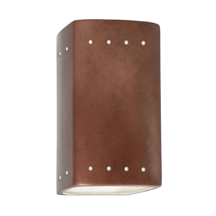 Antique Copper 13.5" Outdoor Wall Sconce