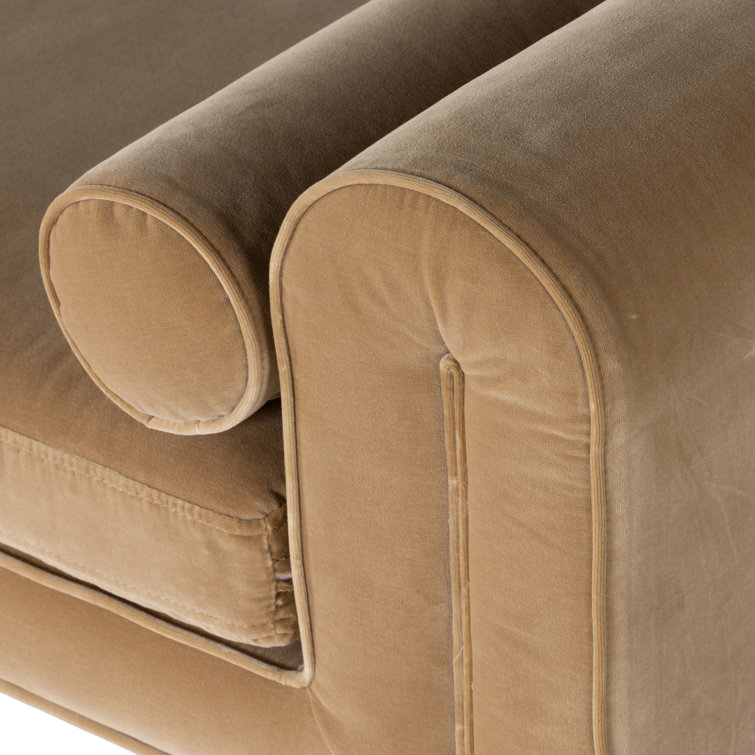 Mitchell Camel Upholstered Modern Accent Bench