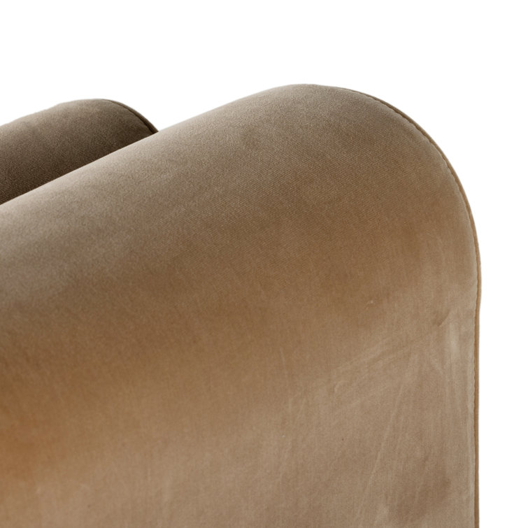 Mitchell Camel Upholstered Modern Accent Bench