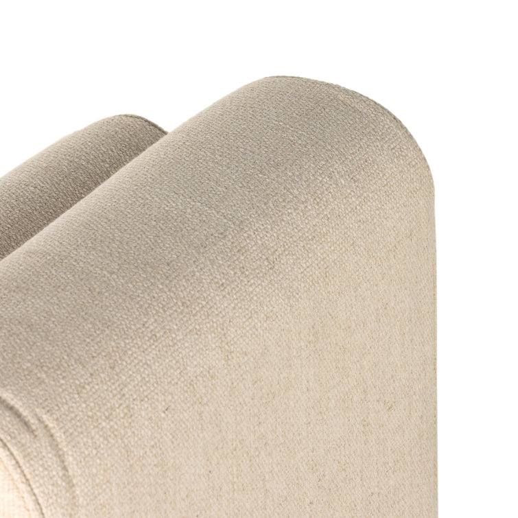 Mitchell 63" Cream Upholstered Accent Bench