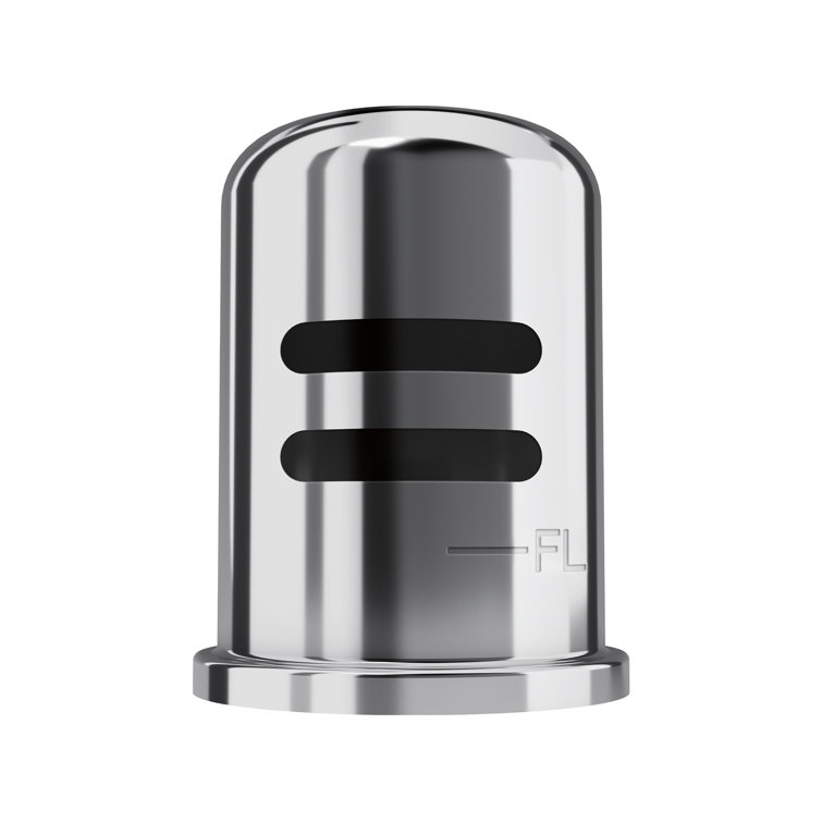 Chrome Finish Dishwasher Air Gap Accessory