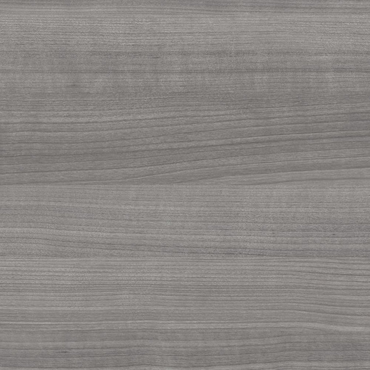Platinum Gray Contemporary U-Shaped Credenza Desk with Drawer