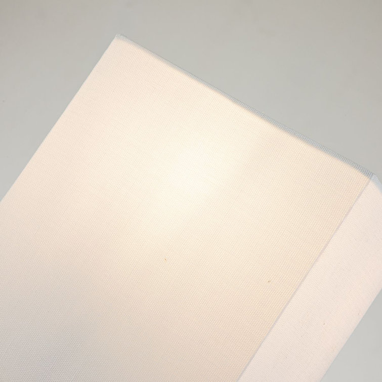 Bone White Linen Shade 1-Light Sconce