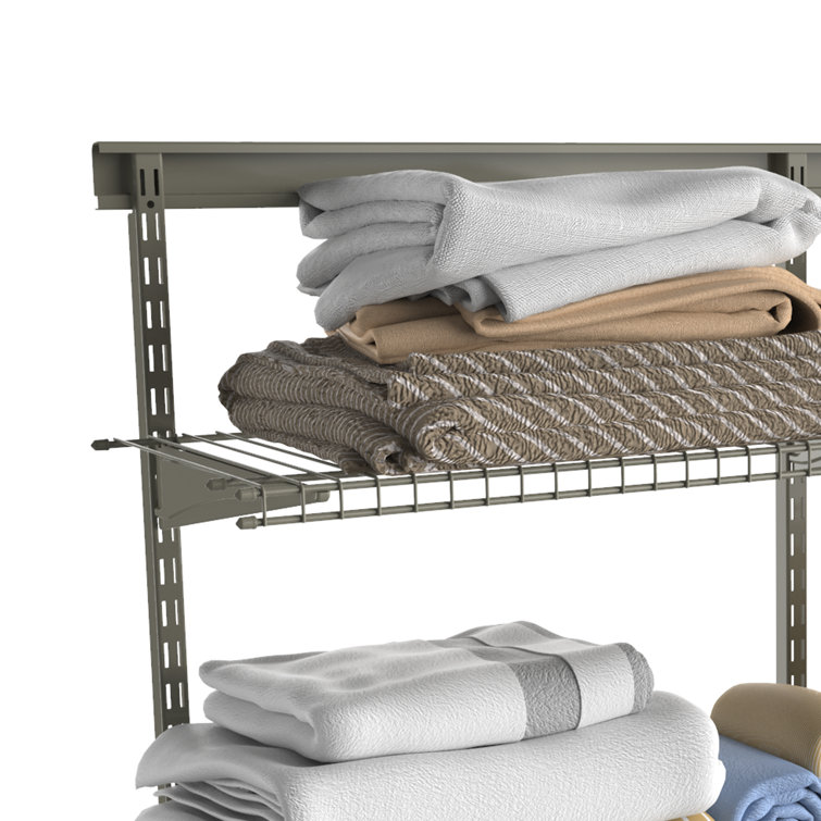 ClosetMaid 80-Inch Nickel Steel Adjustable Hang Track Rail