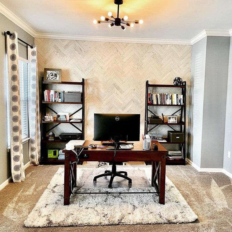 White Oak Herringbone Peel and Stick Wall Planks