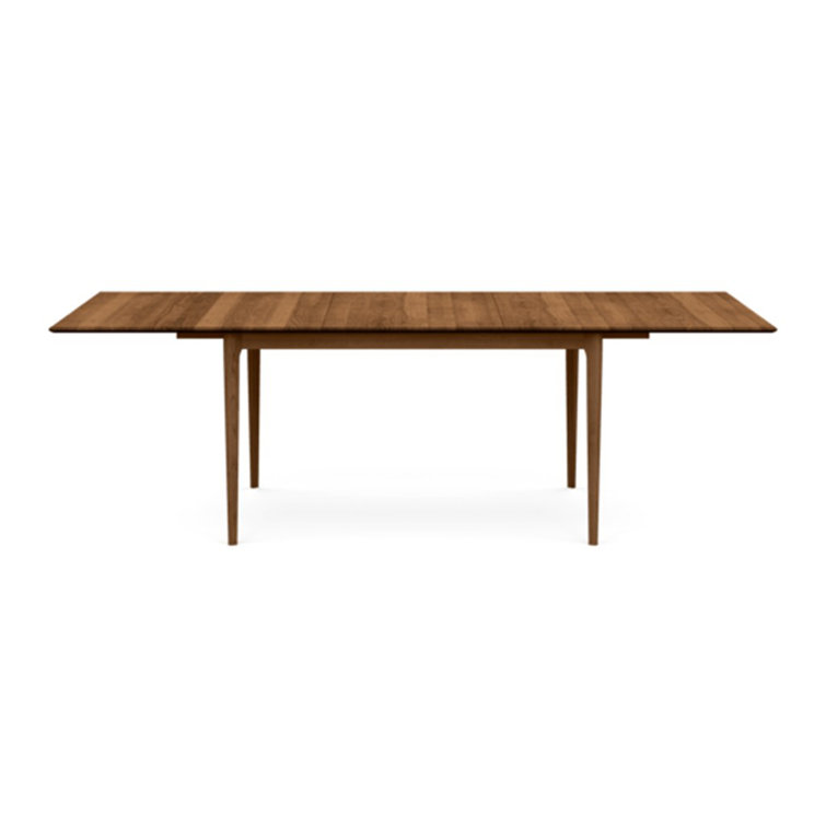 Saddle Cherry Solid Wood Extendable Dining Table, 42" W x 90" L