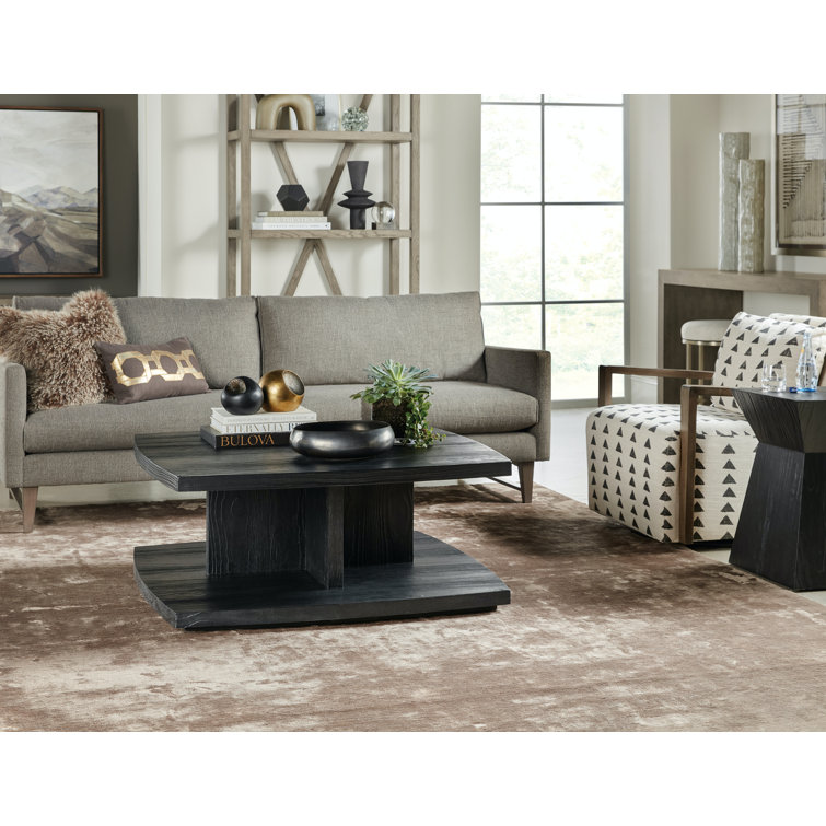 Linville Falls Black Square Wood End Table