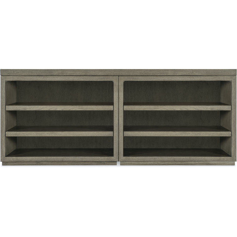 Linville Falls 72'' Gray Oak Home Office Desk Credenza