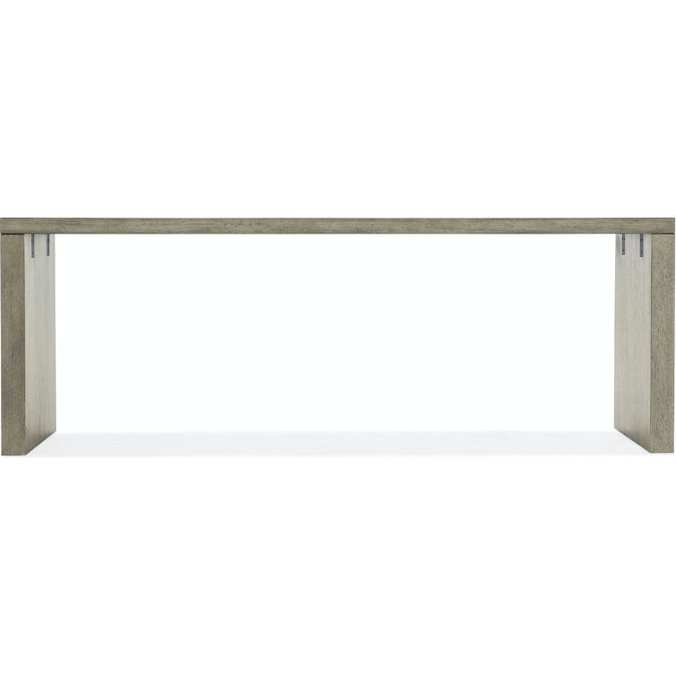 Gray Oak Veneer Adjustable Height Home Office Desk with Drawer