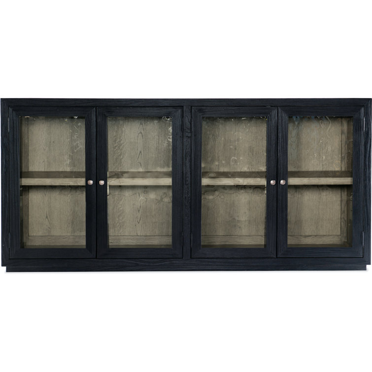 Linville Falls 74'' Black Pine Veneer Server