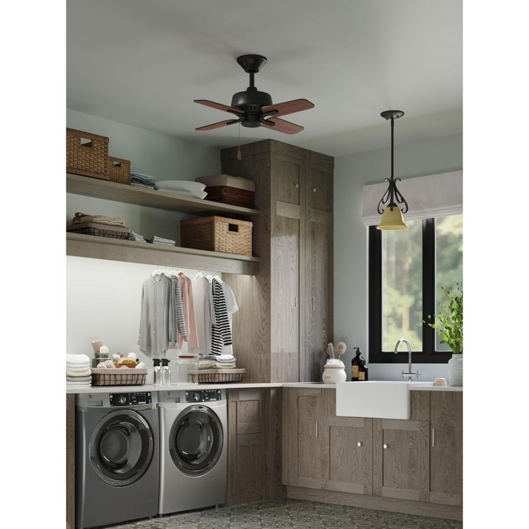 Torino Forged Bronze Mini Pendant with Bell-Shaped Glass