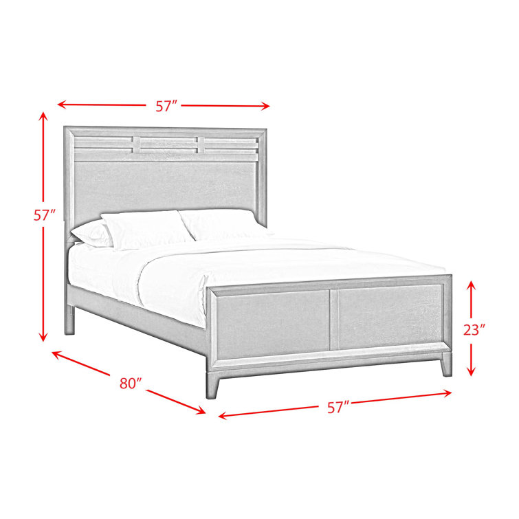 Warren Full Dark Brown Wood 5-Piece Bedroom Set
