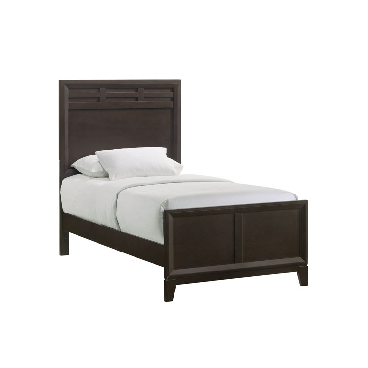 Warren Dark Brown Twin Panel 3-Piece Bedroom Set