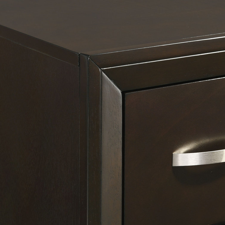 Warren Dark Brown Twin Panel 3-Piece Bedroom Set