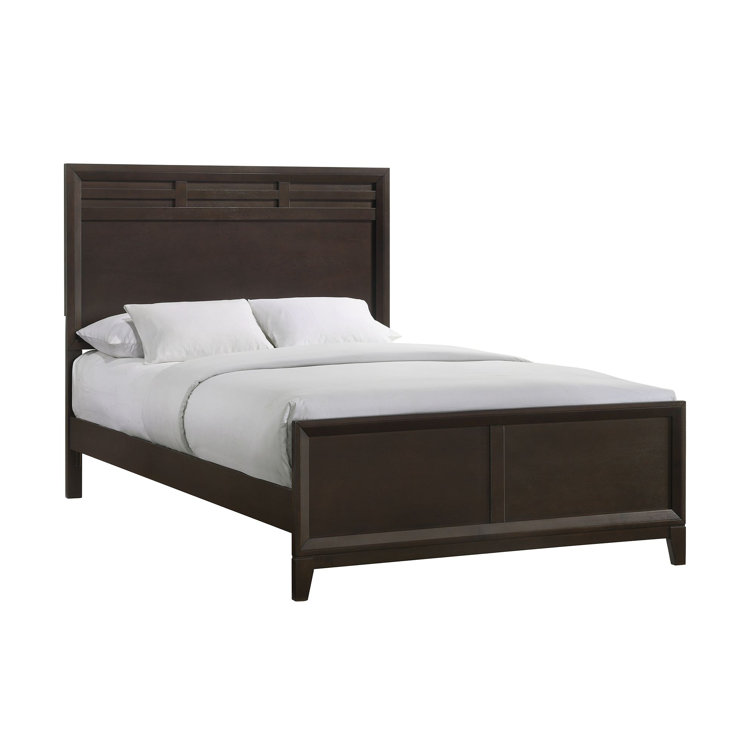 Warren Dark Brown Twin Panel 3-Piece Bedroom Set