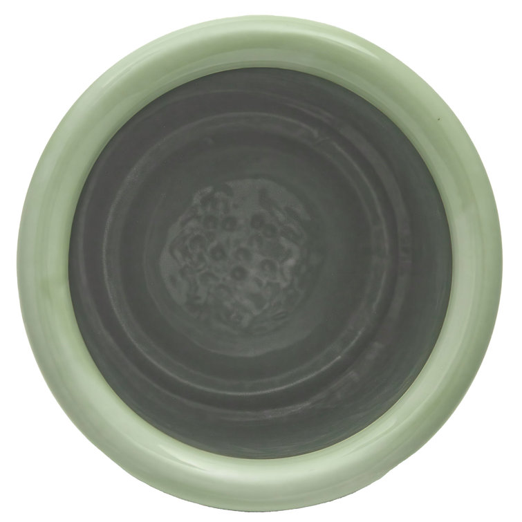 24" Celadon Green Porcelain Umbrella Stand