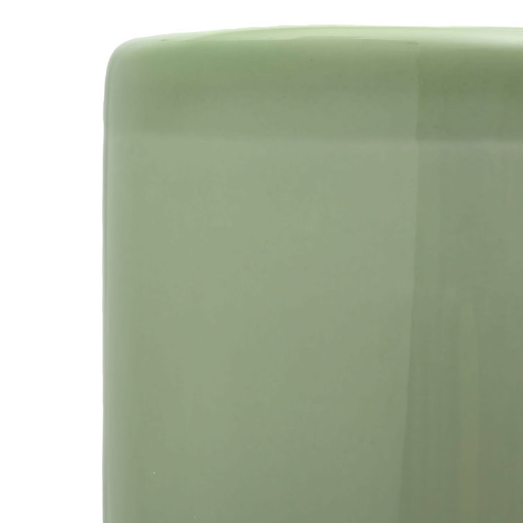 24" Celadon Green Porcelain Umbrella Stand