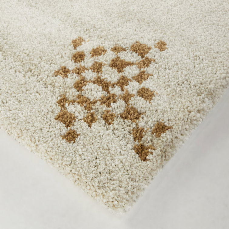 Large Red Abstract Synthetic Easy Care Area Rug