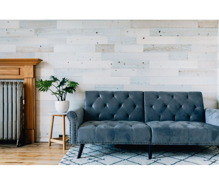 Coastal White Reclaimed Wood Peel & Stick Wall Planks