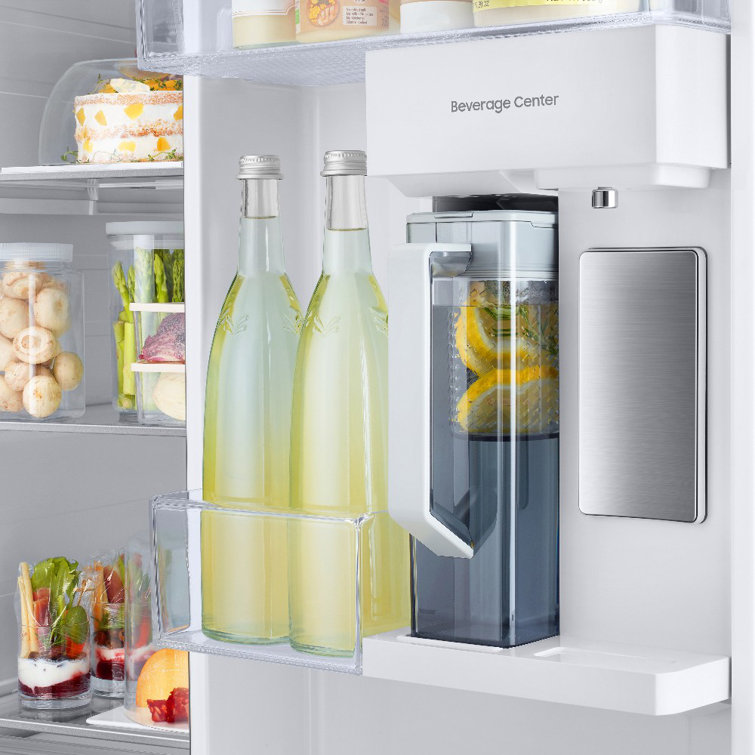 Stainless Steel 28 cu. ft. Smart Side-by-Side Refrigerator with Ice Maker