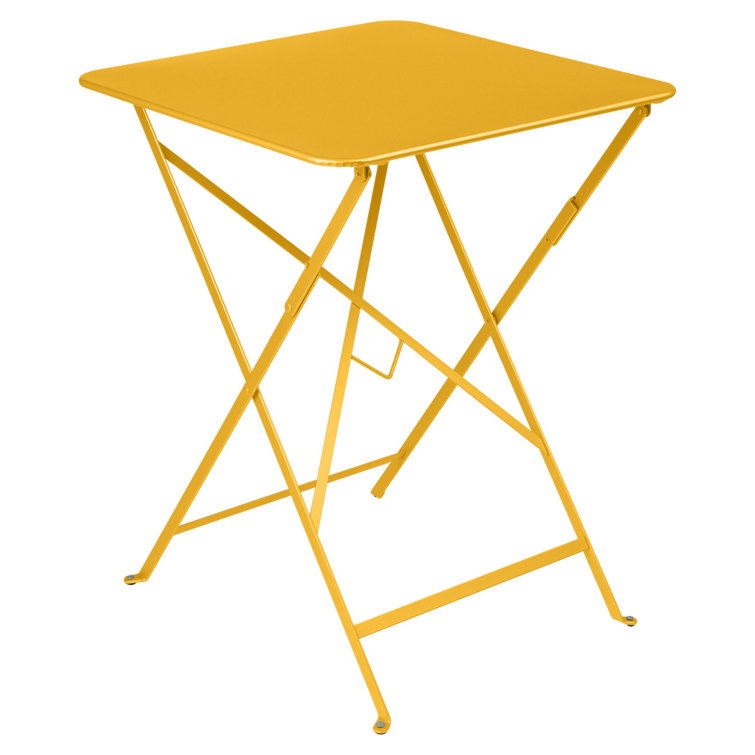 Cactus Green Metal Outdoor Folding Dining Table with Umbrella Hole