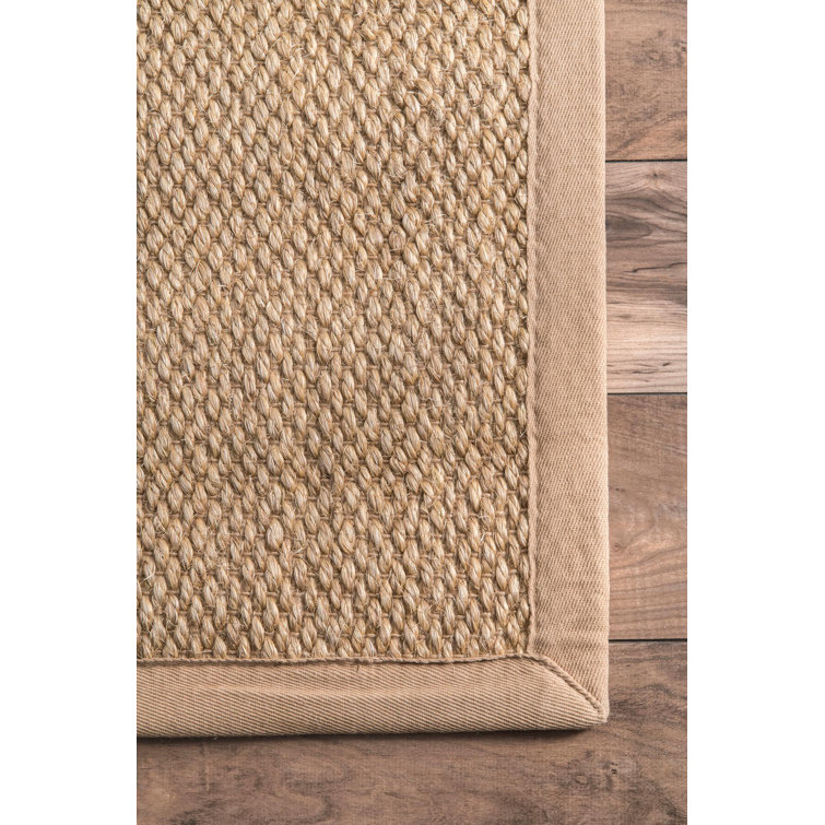 Sand Handmade Sisal and Jute 6' x 9' Area Rug