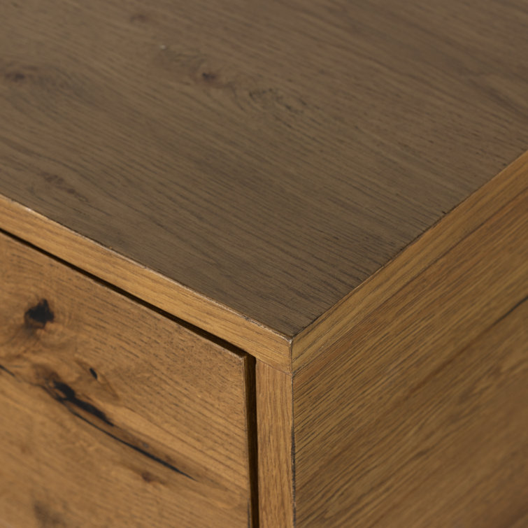 Amber Oak and Gunmetal Rectangular Coffee Table with Storage