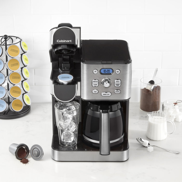 Cuisinart 12-Cup Black and Silver Coffee and Tea Brewer