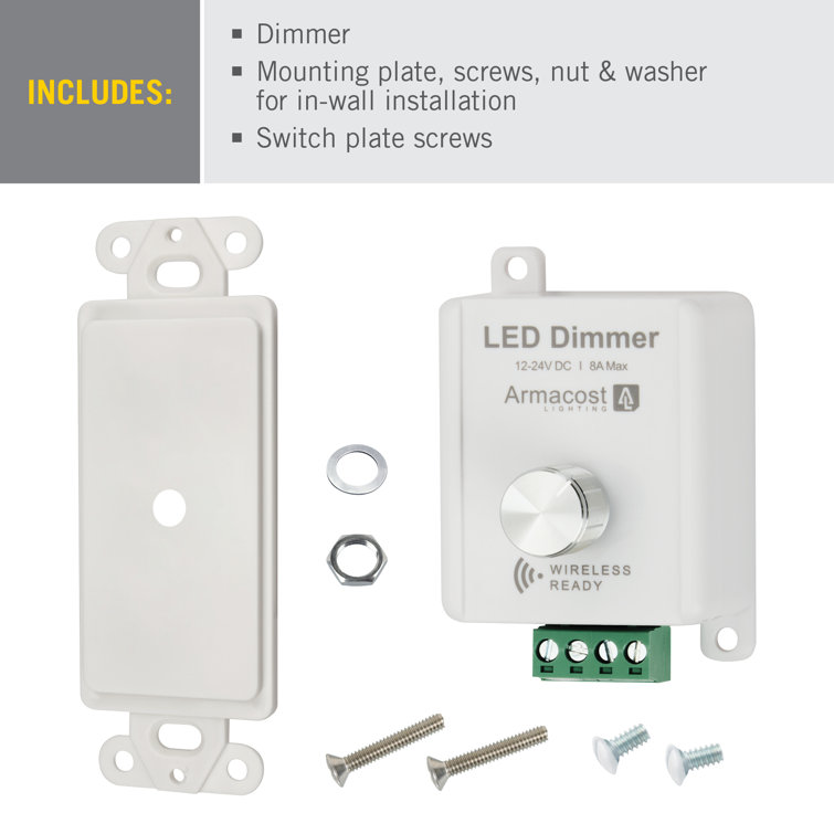 Wireless Rotary Knob LED Dimmer for Strip Lights