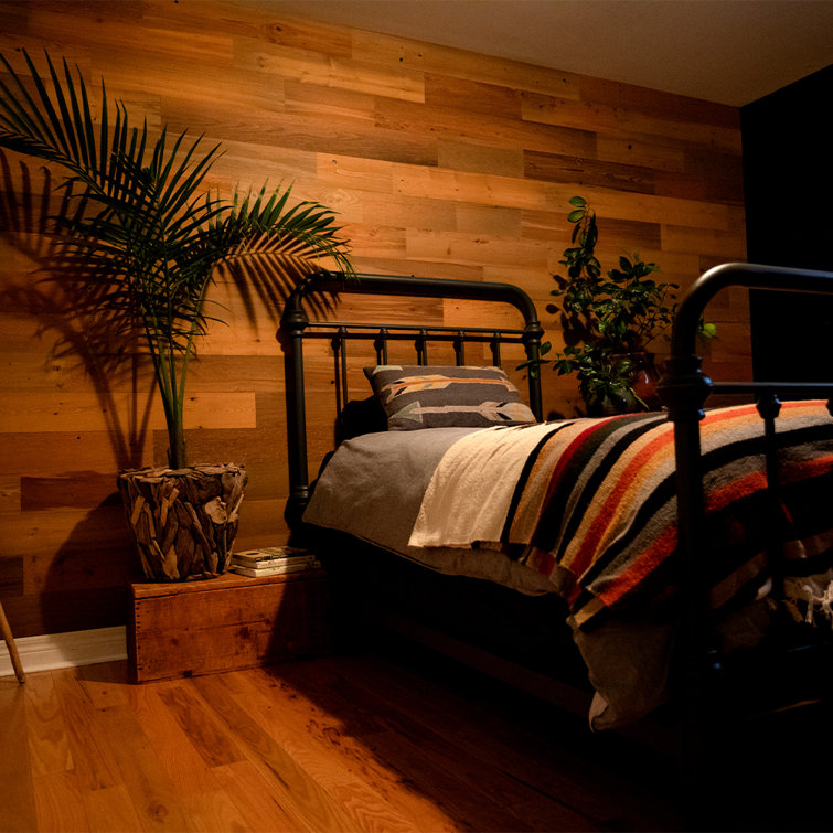 Sandy Beach Reclaimed Wood Peel and Stick Wall Panels
