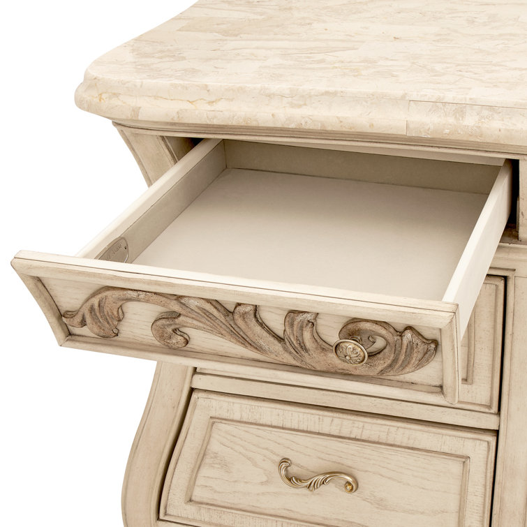 Champagne Victorian Soft Close 12-Drawer Dresser