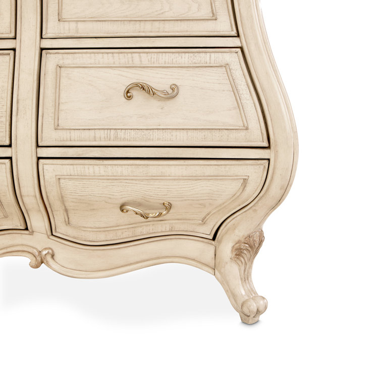 Champagne Victorian Soft Close 12-Drawer Dresser
